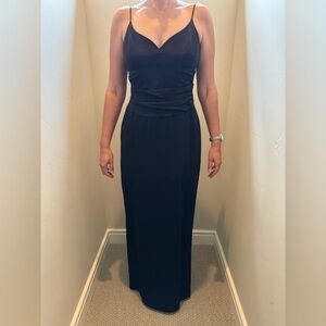 Nicole Miller black evening gown
